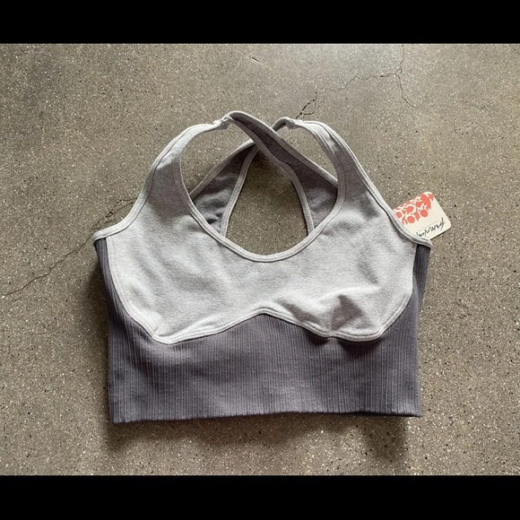 Free People Good Karma Heather Run Set - Picture 3 of 7